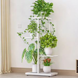 Flower Pot Holder Shelves Planter Rack