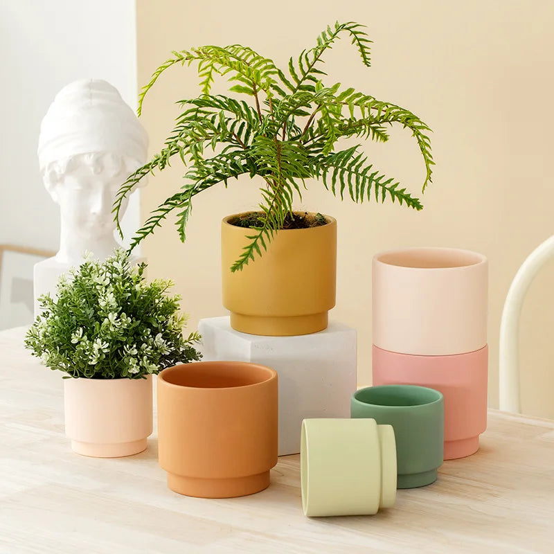 Nordic Style Ceramic Flowerpot