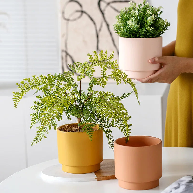 Nordic Style Ceramic Flowerpot