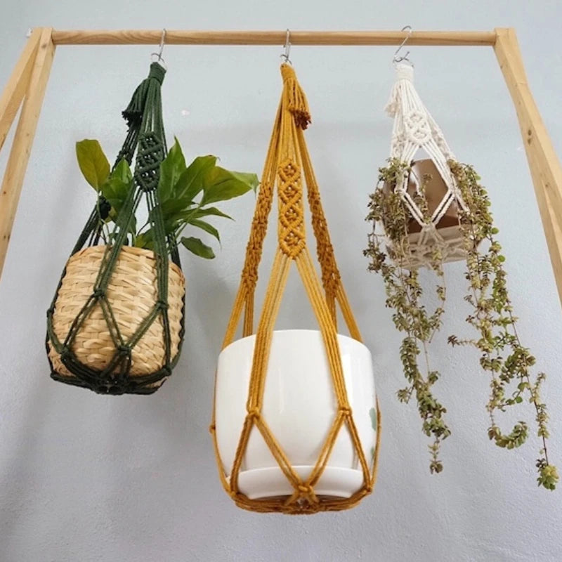 Handmade Macrame Hanging Basket