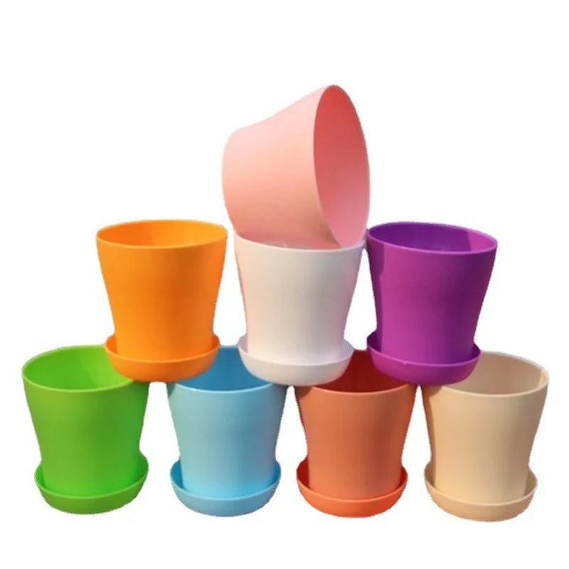 Round Planters Candy Color Mini Flowerpot