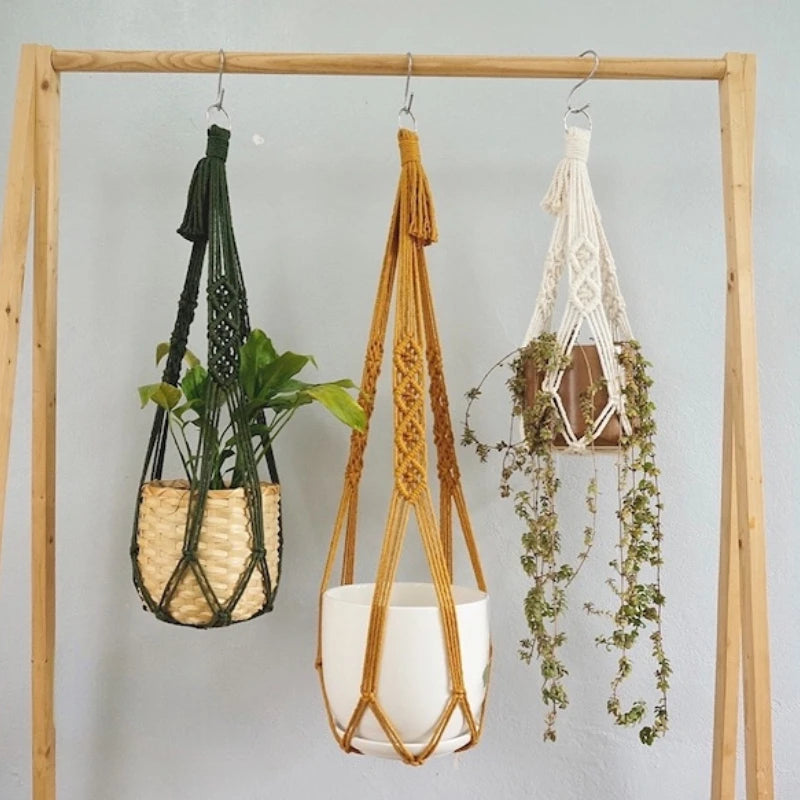 Handmade Macrame Hanging Basket