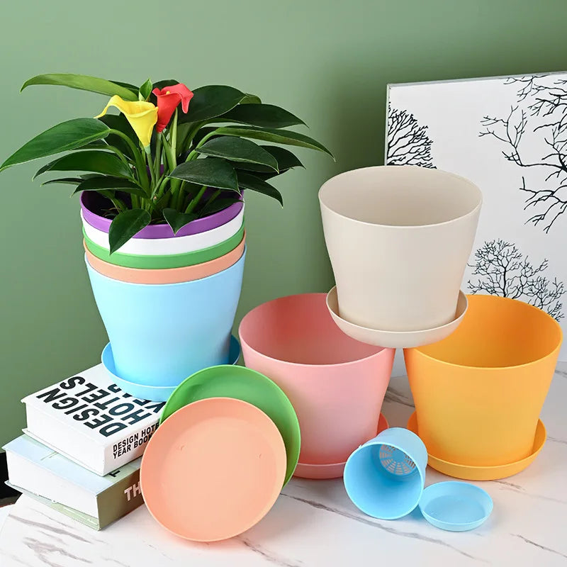 Round Planters Candy Color Mini Flowerpot