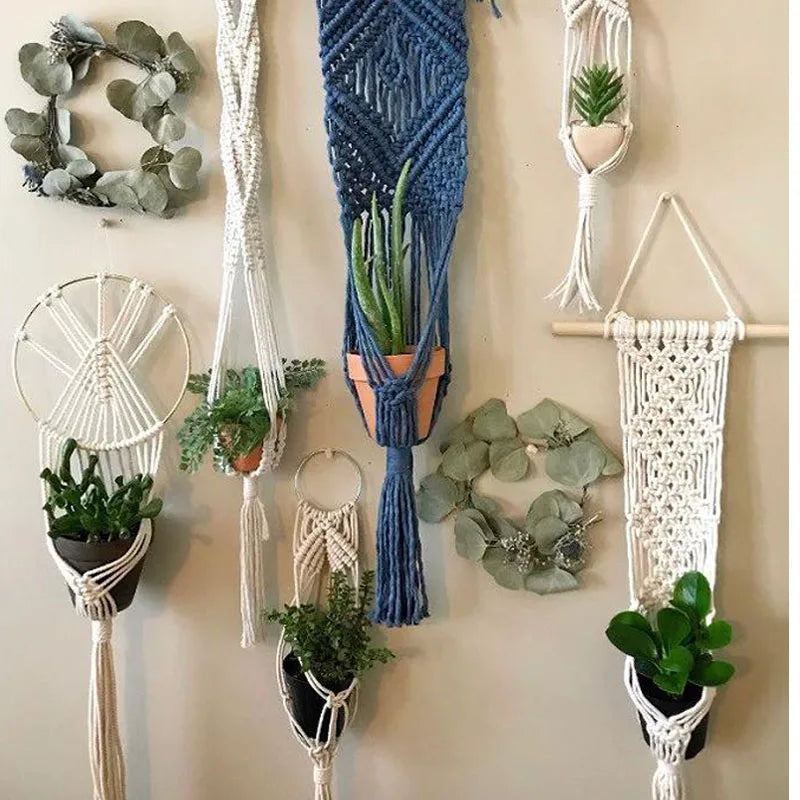 Handmade Macrame Hanging Basket