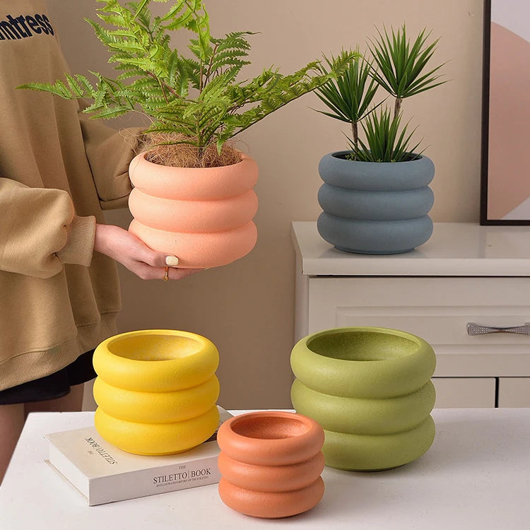 Creative Round Flower Pot