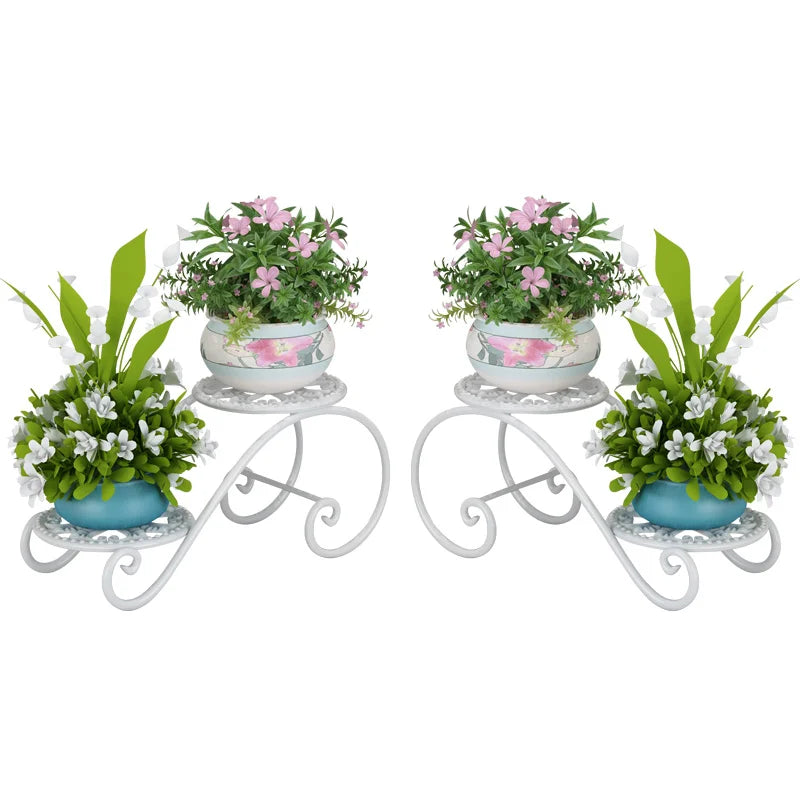 Indoor Balcony Flower Pot Shelves